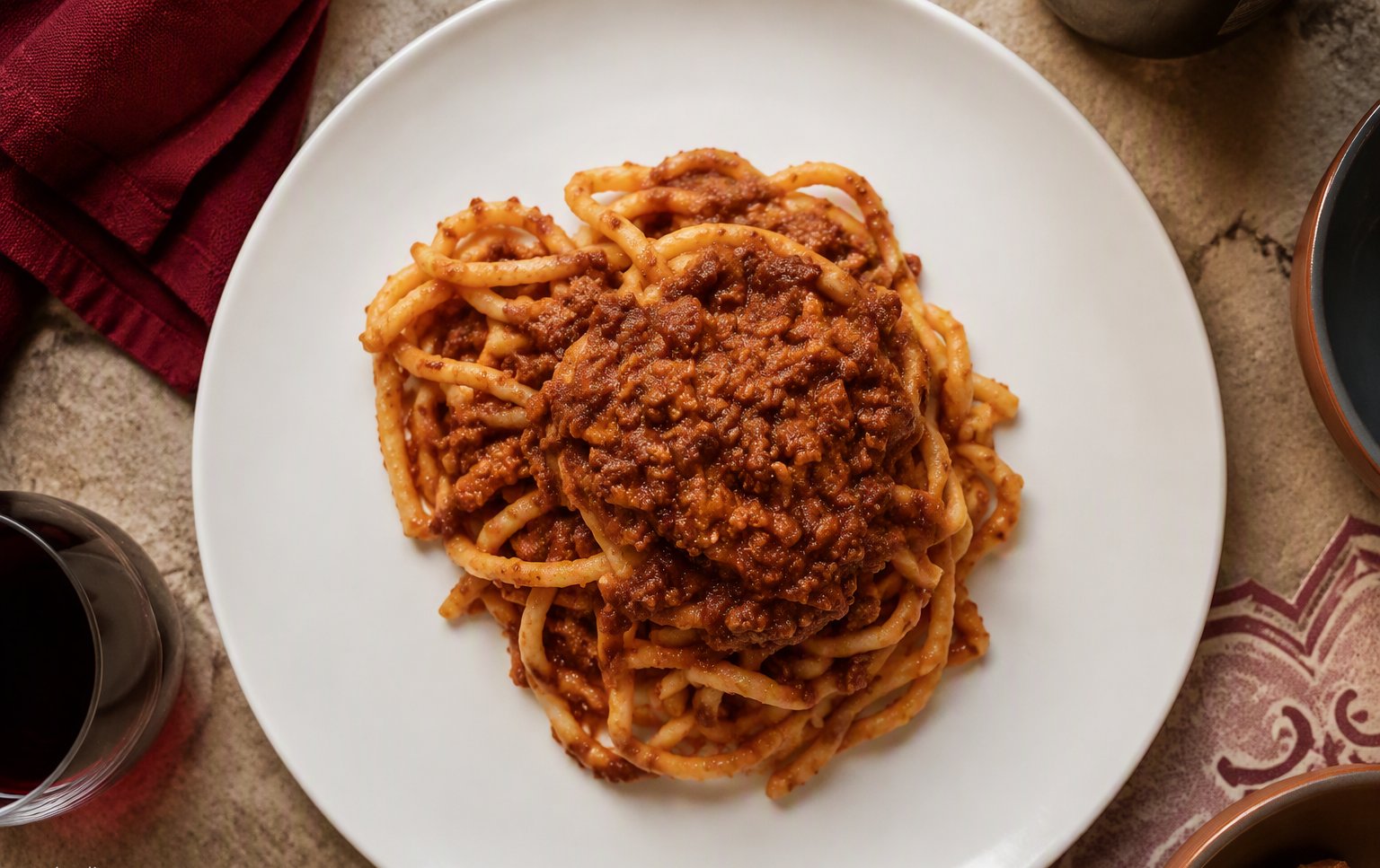Pici al ragù di cinghiale